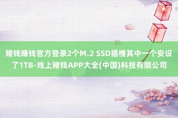赌钱赚钱官方登录2个M.2 SSD插槽其中一个安设了1TB-线上赌钱APP大全(中国)科技有限公司